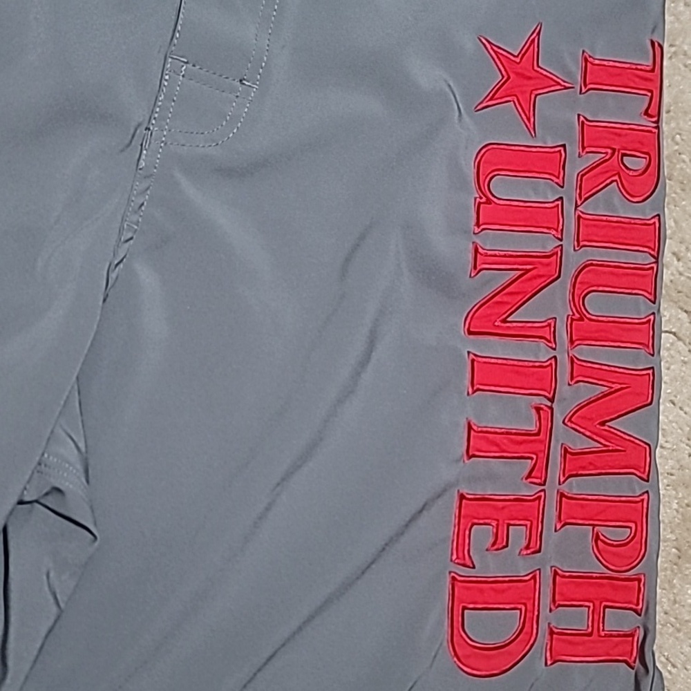 Triumph United Gray MMA Fighter Shorts - Picture 2 of 8